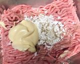 ふわふわ！ソーセージ入り豚つくね作り方2写真