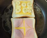 簡単フライパンでホットサンド風トースト作り方2写真