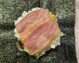 お弁当にも♡ベーコンと玉子のおにぎらず作り方4写真