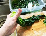 茎レタス（生）の野沢菜風　（山クラゲ）作り方4写真