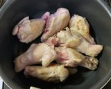 圧力鍋で簡単♡手羽元と小松菜の甘辛煮作り方1写真