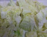 春キャベツと鶏ももの塩レモン炒め作り方1写真