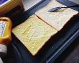 おうちカフェ★ハムチーズサンド作り方2写真