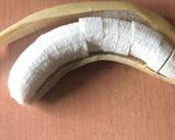 トーストにバナナ作り方1写真