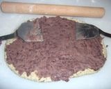 桜よもぎあんロールパン作り方5写真