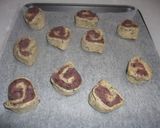 桜よもぎあんロールパン作り方9写真