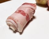 豚バラスライスのねぎま風作り方1写真