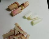 ウドと絹さやのおろし和え作り方1写真