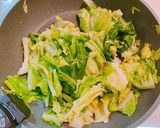 ☆春キャベツと焼きネギの豚肉炒め☆作り方4写真
