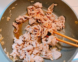 ☆春キャベツと焼きネギの豚肉炒め☆作り方6写真