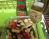 夏野菜と薄揚げのチーズ焼き作り方2写真