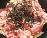 パパっと1品 塩昆布豚バラキャベツ蒸し作り方2写真