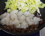 父が愛した牛肉入りソース焼きめし作り方3写真