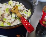 父が愛した牛肉入りソース焼きめし作り方5写真