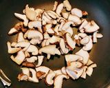 明太子・しいたけ・青ねぎの和風パスタ作り方4写真