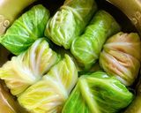 ロールキャベツ(残りはハンバーグ)作り方5写真