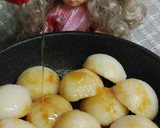 リカちゃん♡絹さやとさといも煮つけたん♪作り方5写真