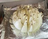 #お花カットの#新玉葱焼き作り方3写真