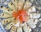 #お花カットの#新玉葱焼き作り方4写真
