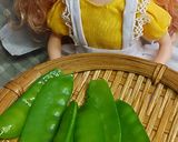 リカちゃん♡お出汁で頂く絹さやおひたしꕤ作り方6写真