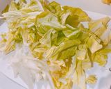☆鶏胸肉とキャベツ卵のコンソメ醤油炒め☆作り方2写真