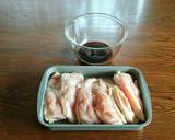 鶏むね照り焼きハニーバターチキン♪作り方1写真
