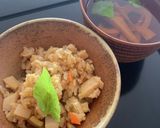 炊飯器で♪カンタン☆タケノコおこわ作り方10写真