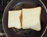 簡単フライパンでホットサンド風トースト作り方4写真