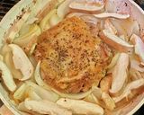 鶏もも肉のステーキ・新玉ねぎ添え作り方6写真