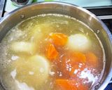 チキン丸ごと圧力鍋でトマトスープマカロニ作り方8写真