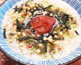 レンジで簡単オートミール梅茶漬け作り方4写真