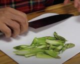 旬!ホタルイカとアスパラのペペロンチーノ作り方2写真