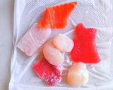 残った刺し身のニンニク味噌漬け丼作り方1写真