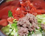 トマトとツナとレタスのバルサミコサラダ♪作り方6写真