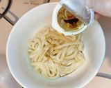 5分でできるプチッと釜玉冷凍うどん作り方3写真