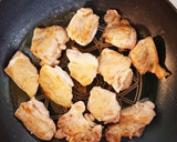旬のタケノコと鶏もも肉のバター醤油炒め作り方2写真