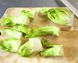 祝蕾（子持ち高菜）の塩茹で作り方1写真