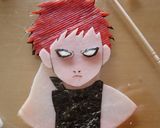 キャラ弁『ナルト疾風伝☆我愛羅』作り方3写真