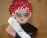 キャラ弁『ナルト疾風伝☆我愛羅』作り方4写真