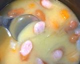 カレーみたいなウインナーポテトの味噌汁作り方24写真