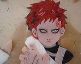 キャラ弁『ナルト疾風伝☆我愛羅』作り方5写真