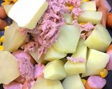 ウインナーツナポテトコーンバター★簡単作り方8写真