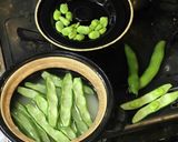 簡単！サヤも活用♡香り高いそら豆ごはん作り方2写真