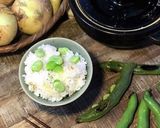 簡単！サヤも活用♡香り高いそら豆ごはん作り方3写真