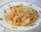 鶏むね肉と春キャベツのワサビクリーム炒め作り方8写真