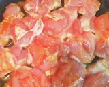 鶏ももと新玉ねぎのキムチあんかけ作り方2写真