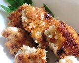 やわらか鶏胸肉のマヨパン粉焼き作り方7写真