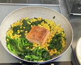 バター醤油ムニエル＆ほうれん草作り方2写真