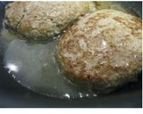 100%豚ひき肉で作る和風ふんわりバーグ作り方7写真
