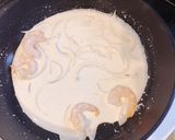 【簡単】エビとアスパラのクリームパスタ作り方4写真